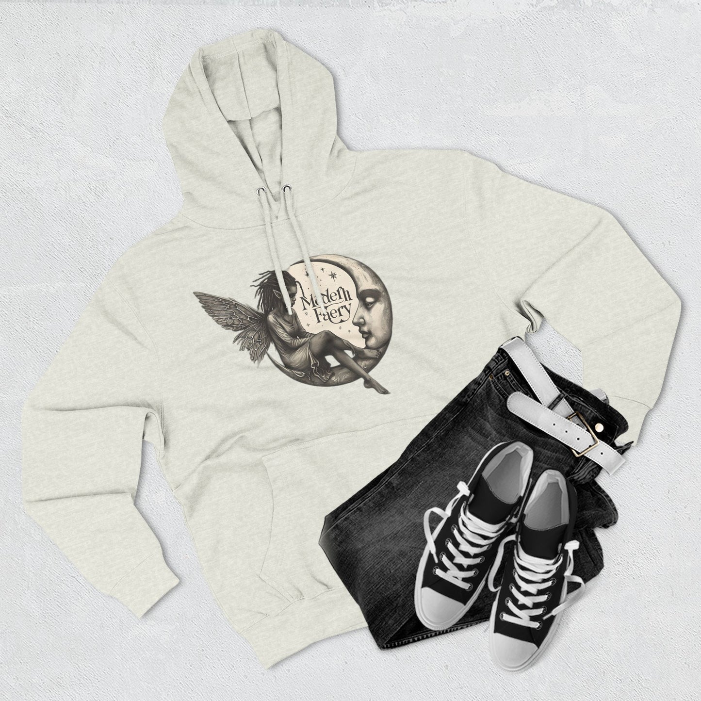 Enchanted Fairy Fleece Hoodie - Cozy, Stylish, Perfect for Gifts, Halloween, and Everyday Wear, Magical Design for Fantasy Lovers