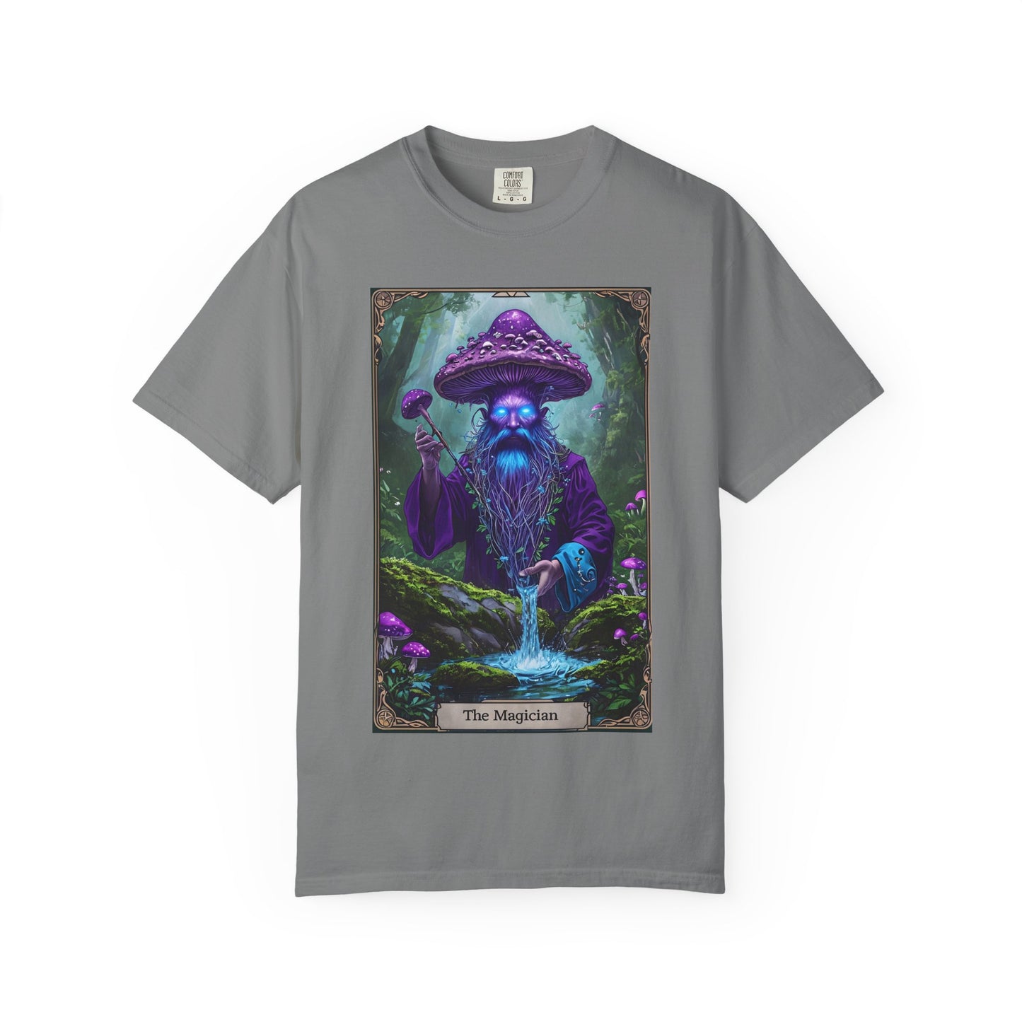 Mystical Sorcerer Tee, Magic Themed Shirt, Unisex Graphic T-Shirt, Gift for Wizards, Halloween Costume Top, Fantasy Apparel