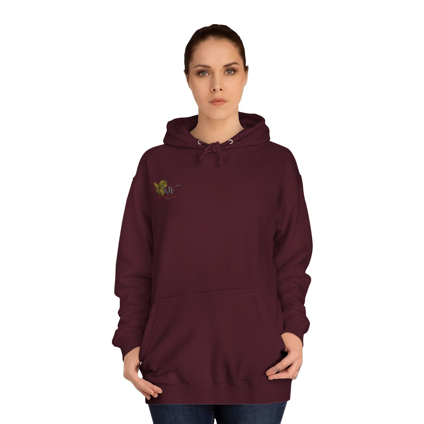 Mystical Mushroom Unisex College Hoodie - Cozy and Whimsical Design