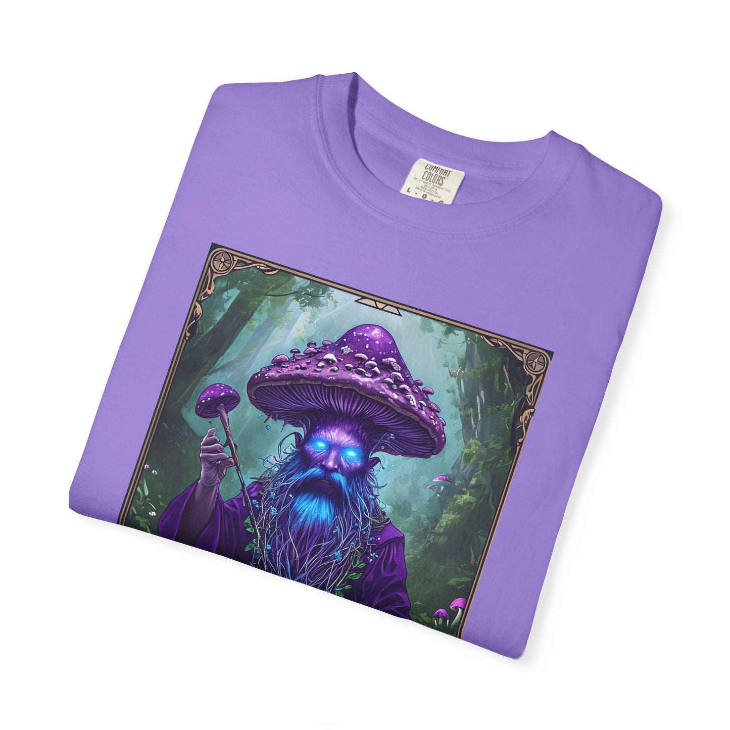 Mystical Sorcerer Tee, Magic Themed Shirt, Unisex Graphic T-Shirt, Gift for Wizards, Halloween Costume Top, Fantasy Apparel