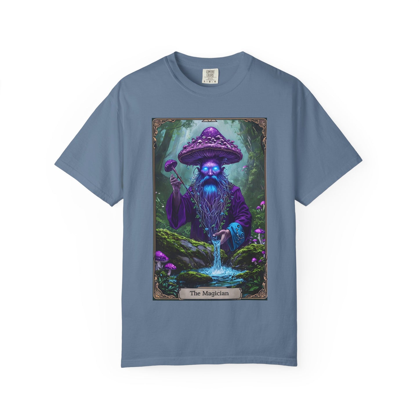 Mystical Sorcerer Tee, Magic Themed Shirt, Unisex Graphic T-Shirt, Gift for Wizards, Halloween Costume Top, Fantasy Apparel
