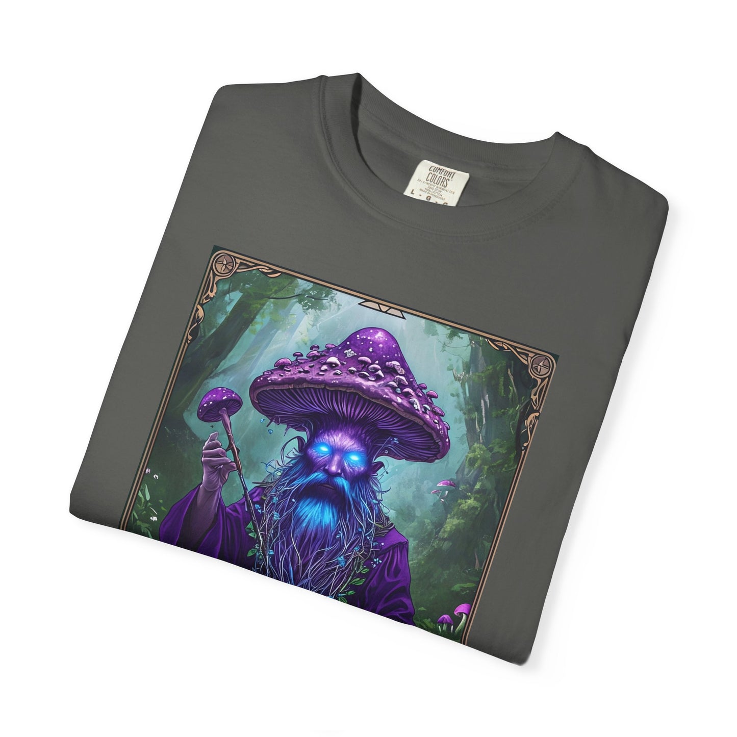 Mystical Sorcerer Tee, Magic Themed Shirt, Unisex Graphic T-Shirt, Gift for Wizards, Halloween Costume Top, Fantasy Apparel