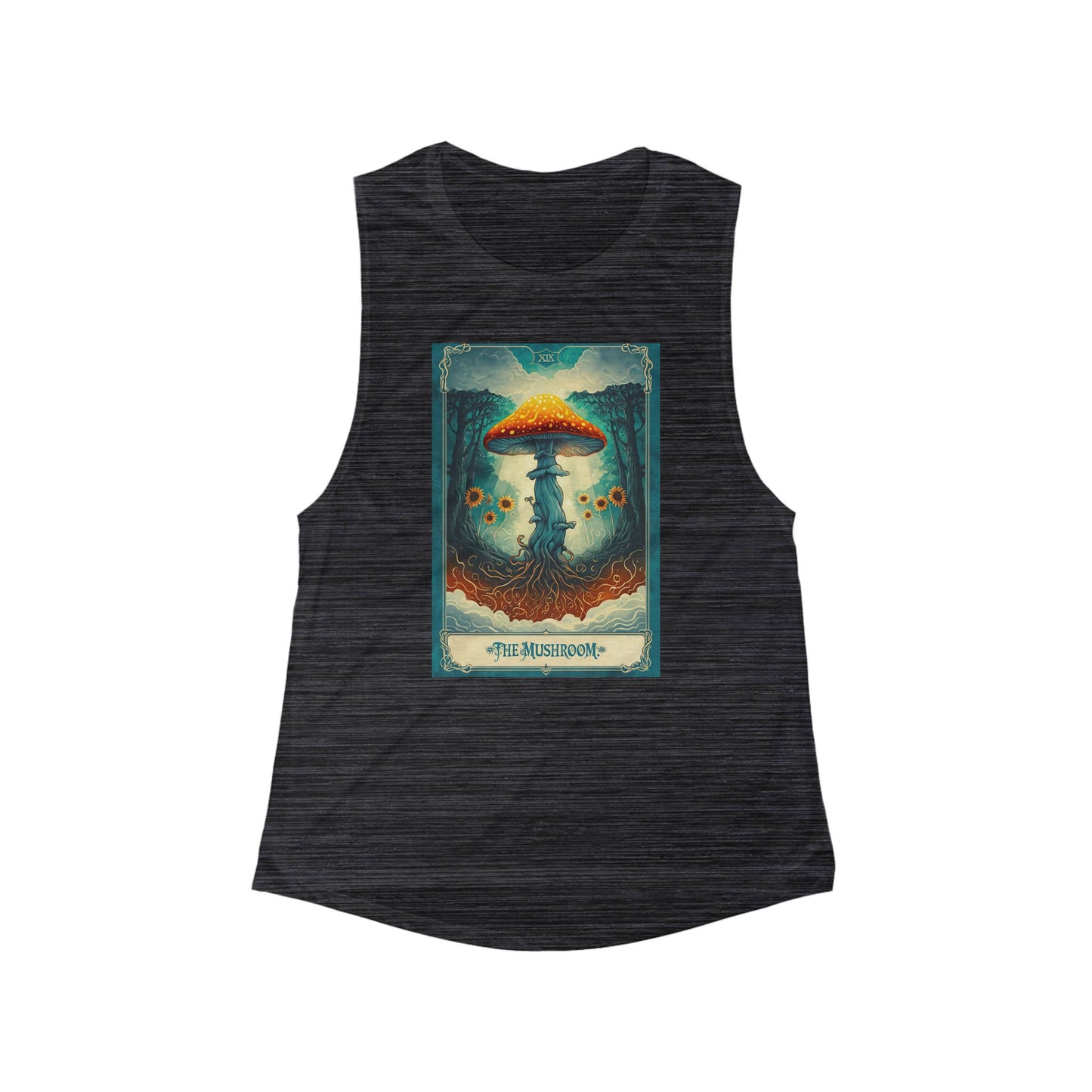 Mushroom Magic Flowy Tank - Women’s Nature-Inspired Apparel