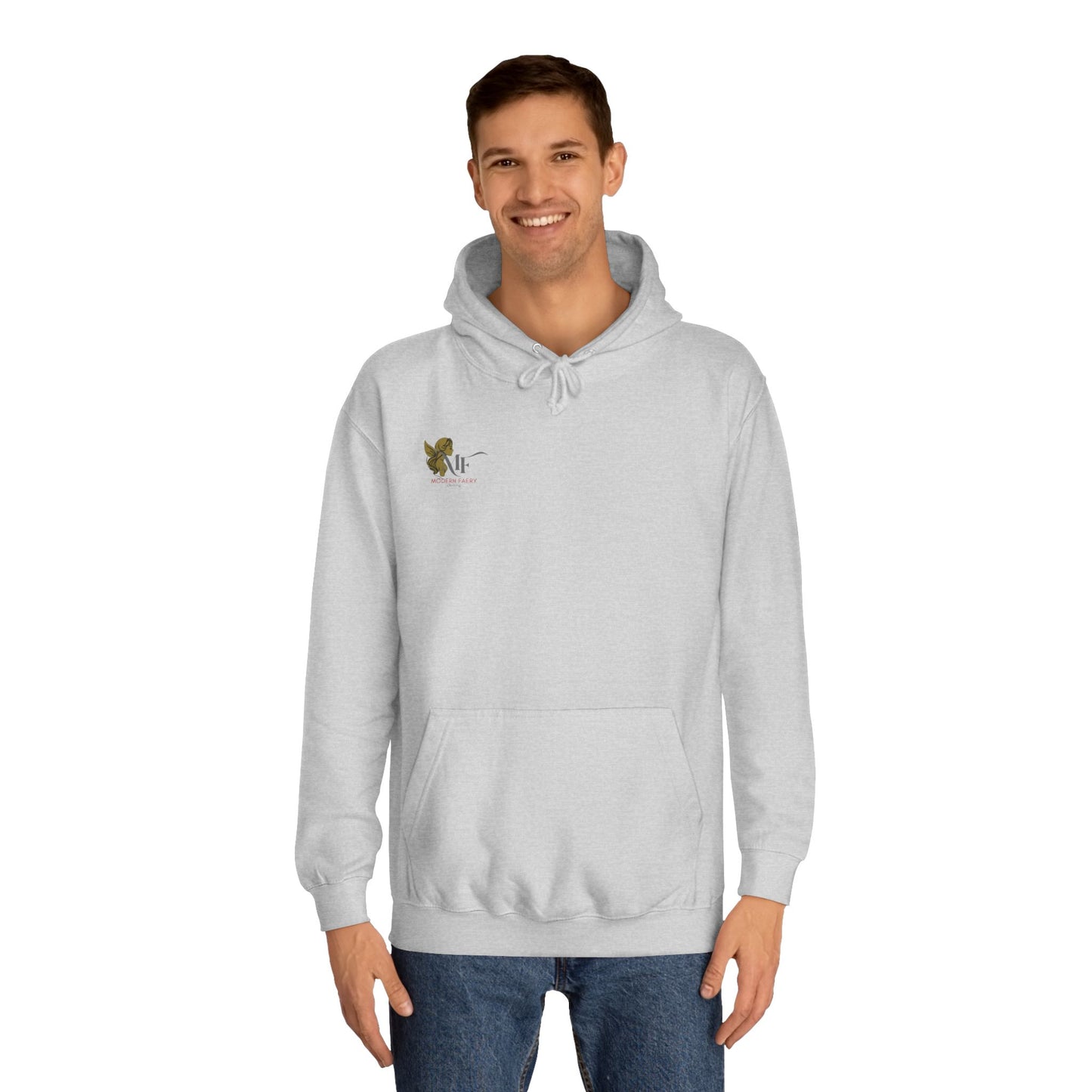 Mystical Mushroom Unisex College Hoodie - Cozy and Whimsical Design