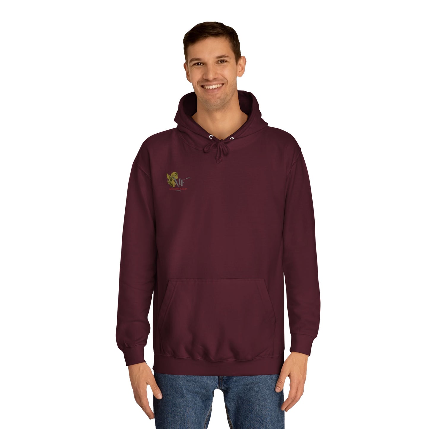 Mystical Mushroom Unisex College Hoodie - Cozy and Whimsical Design