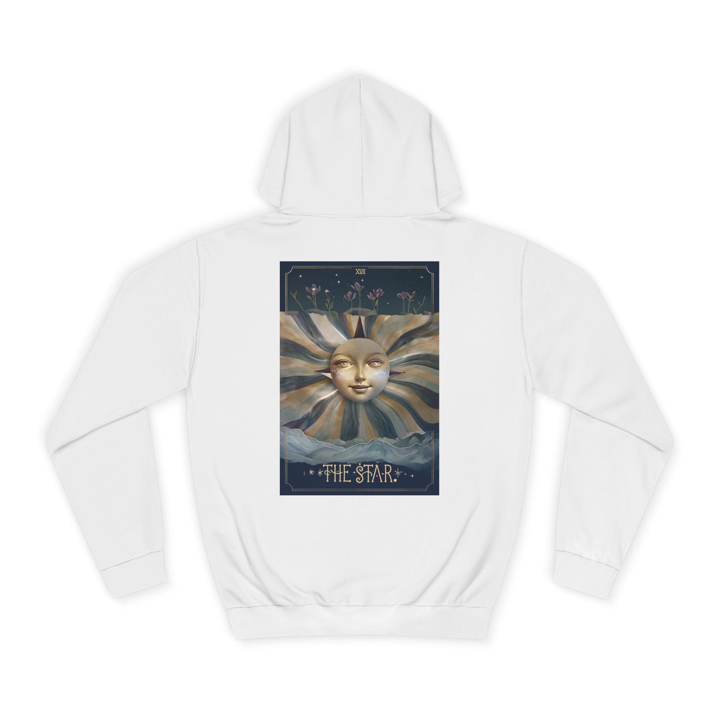 The Star Unisex College Hoodie - Celestial Artwork for Astrology Lovers
