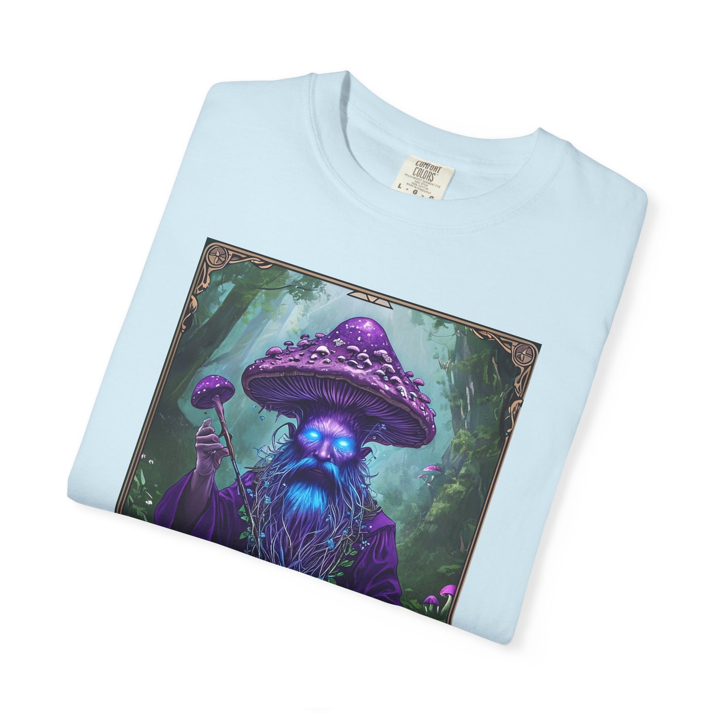 Mystical Sorcerer Tee, Magic Themed Shirt, Unisex Graphic T-Shirt, Gift for Wizards, Halloween Costume Top, Fantasy Apparel