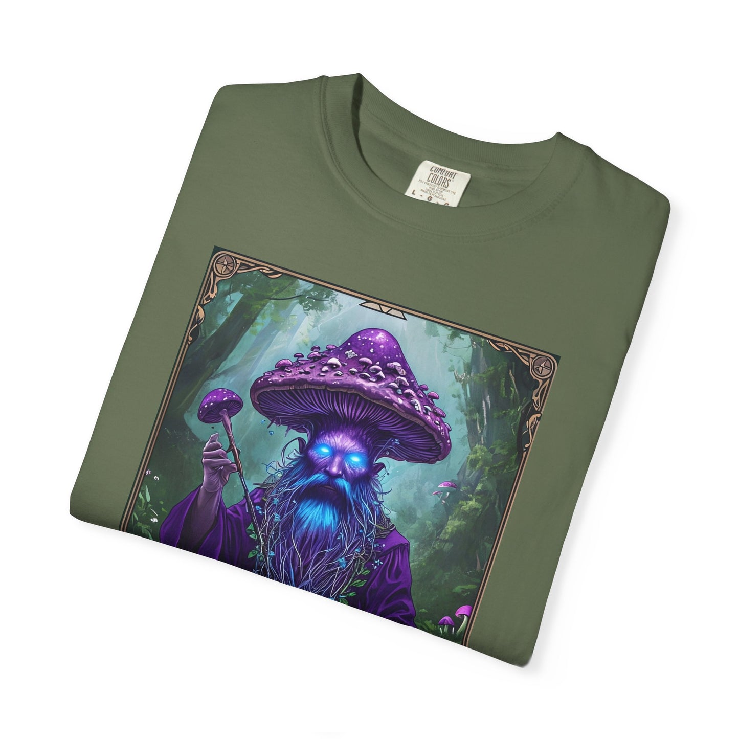 Mystical Sorcerer Tee, Magic Themed Shirt, Unisex Graphic T-Shirt, Gift for Wizards, Halloween Costume Top, Fantasy Apparel