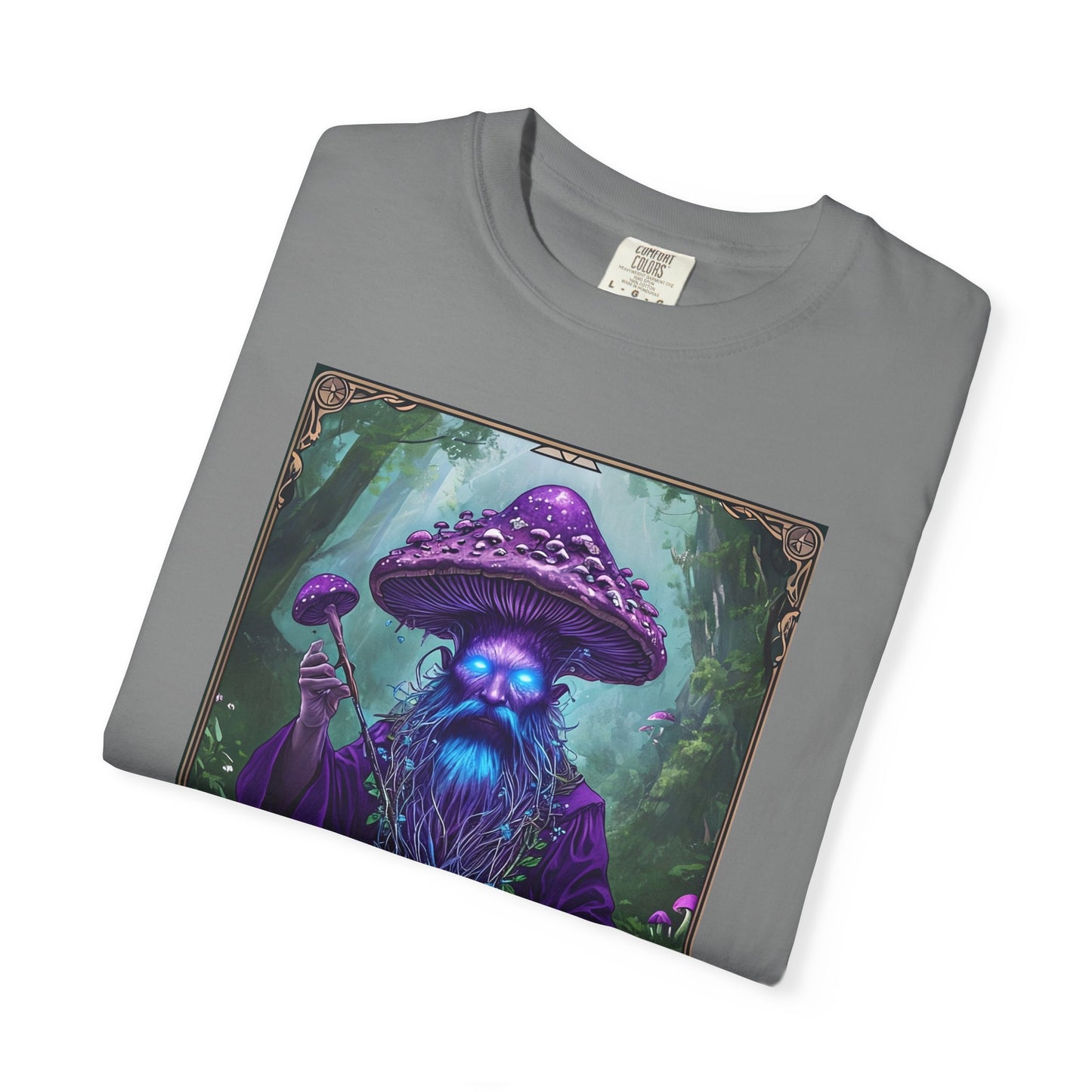 Mystical Sorcerer Tee, Magic Themed Shirt, Unisex Graphic T-Shirt, Gift for Wizards, Halloween Costume Top, Fantasy Apparel