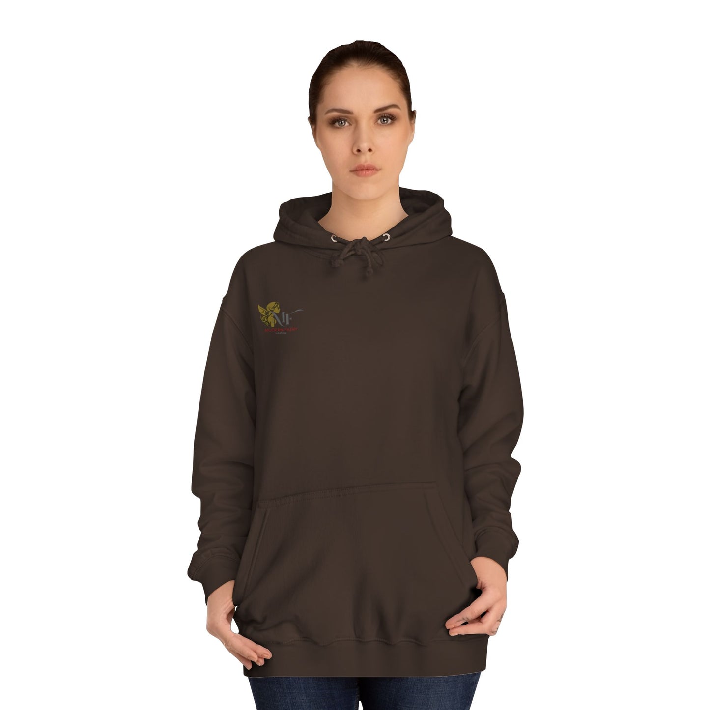 Mystical Mushroom Unisex College Hoodie - Cozy and Whimsical Design