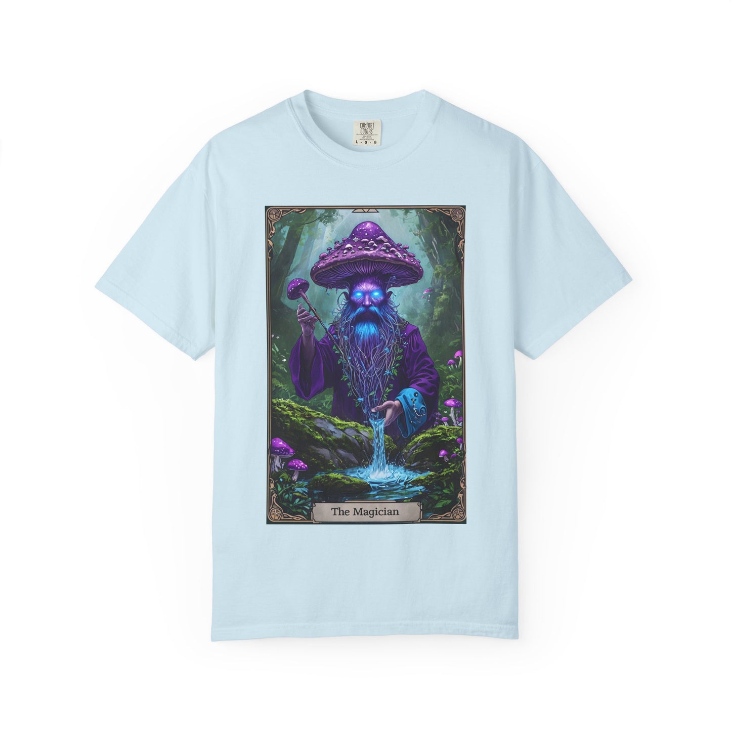 Mystical Sorcerer Tee, Magic Themed Shirt, Unisex Graphic T-Shirt, Gift for Wizards, Halloween Costume Top, Fantasy Apparel
