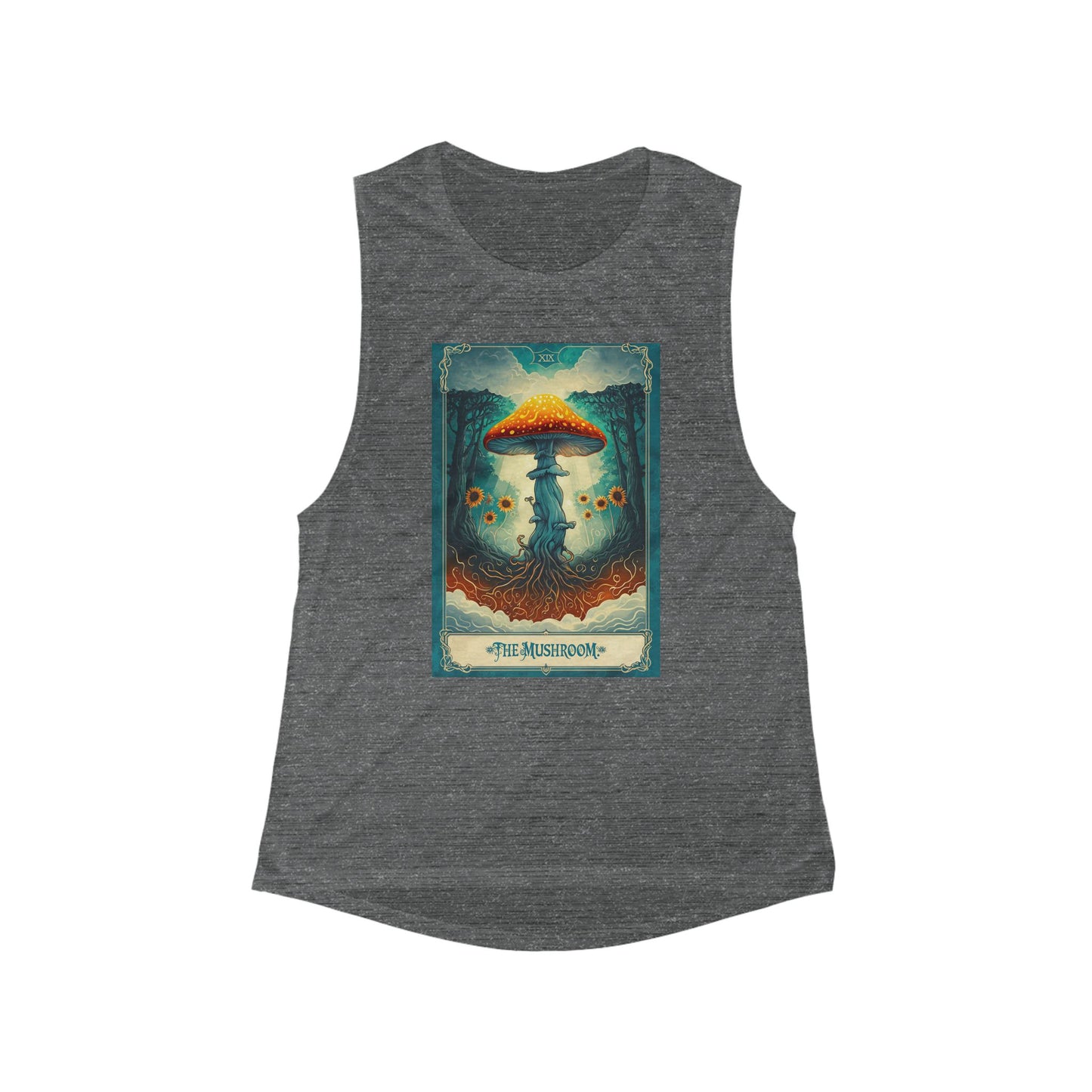 Mushroom Magic Flowy Tank - Women’s Nature-Inspired Apparel