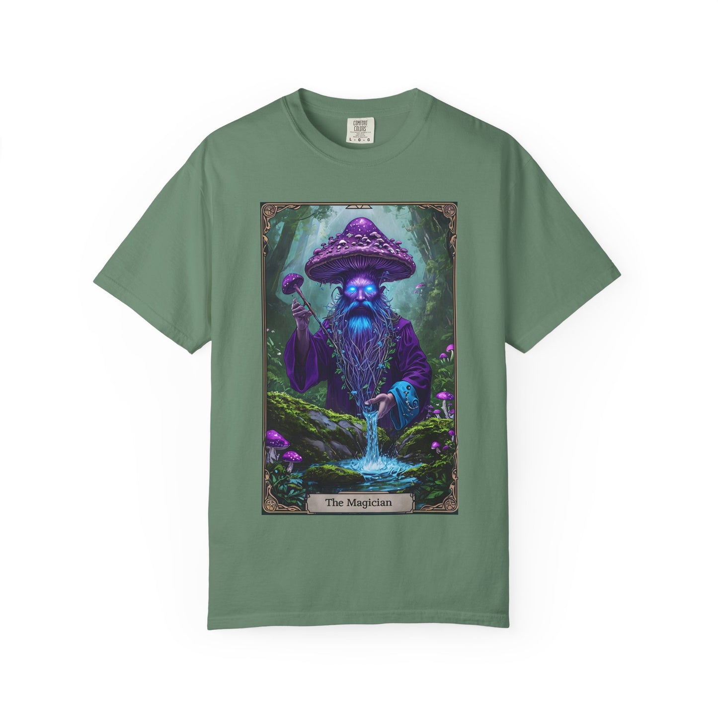 Mystical Sorcerer Tee, Magic Themed Shirt, Unisex Graphic T-Shirt, Gift for Wizards, Halloween Costume Top, Fantasy Apparel