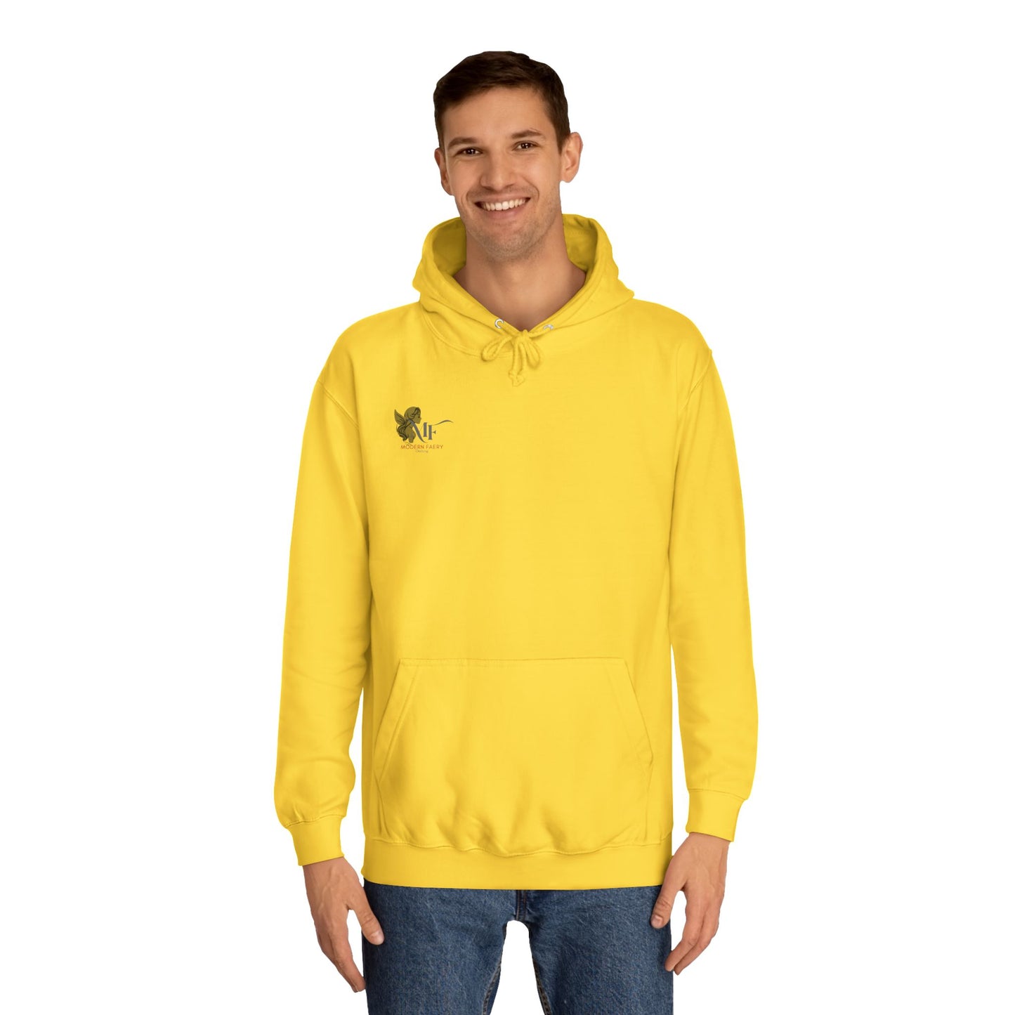 Mystical Mushroom Unisex College Hoodie - Cozy and Whimsical Design