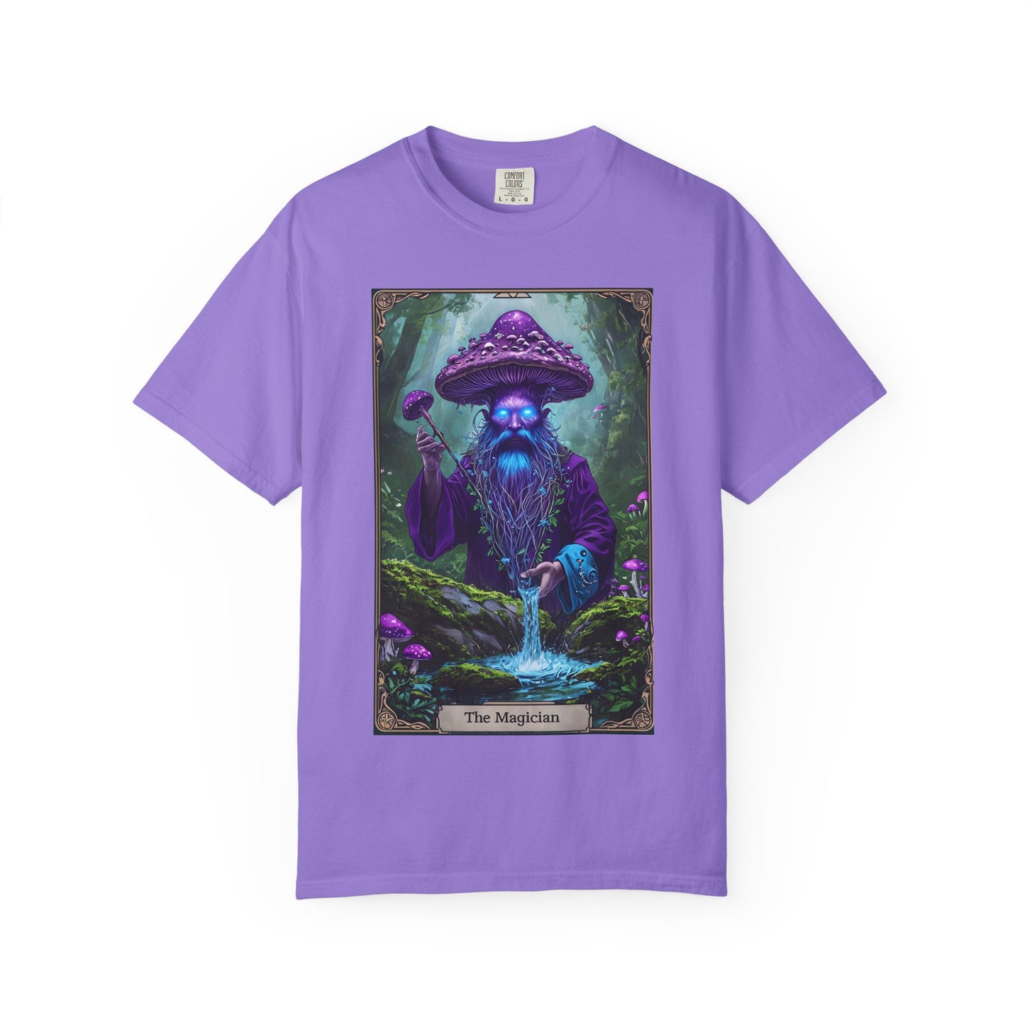 Mystical Sorcerer Tee, Magic Themed Shirt, Unisex Graphic T-Shirt, Gift for Wizards, Halloween Costume Top, Fantasy Apparel
