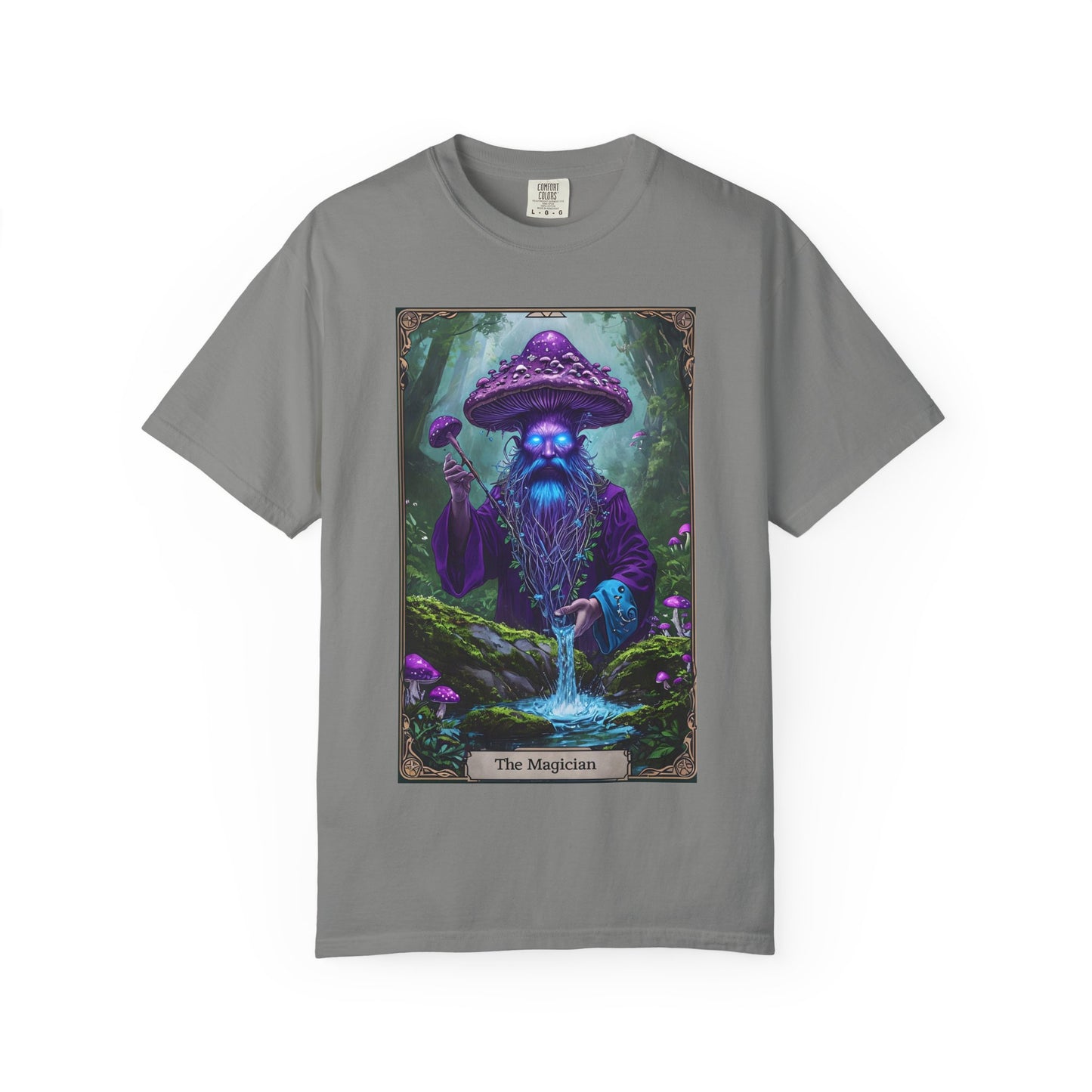 Mystical Sorcerer Tee, Magic Themed Shirt, Unisex Graphic T-Shirt, Gift for Wizards, Halloween Costume Top, Fantasy Apparel
