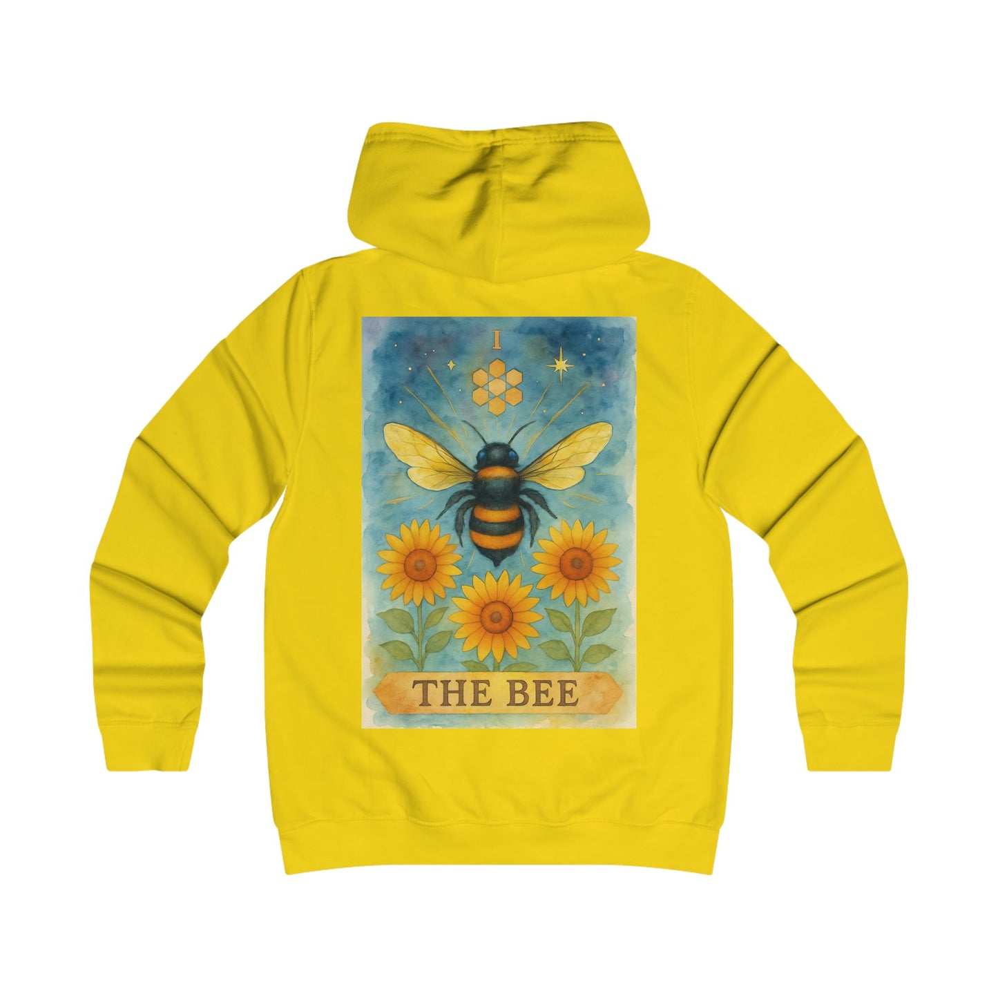 Girlie Bee Graphic Hoodie - Cozy Fashion for College Students, Casual Wear, Spring Outfits, Gift for Her, Bee Lovers