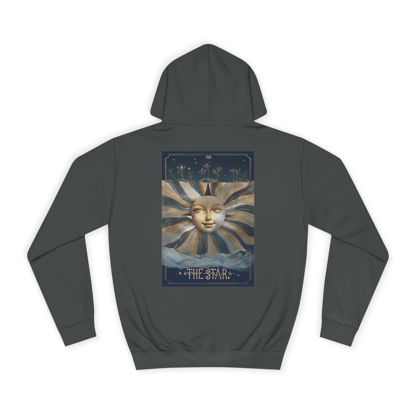 The Star Unisex College Hoodie - Celestial Artwork for Astrology Lovers