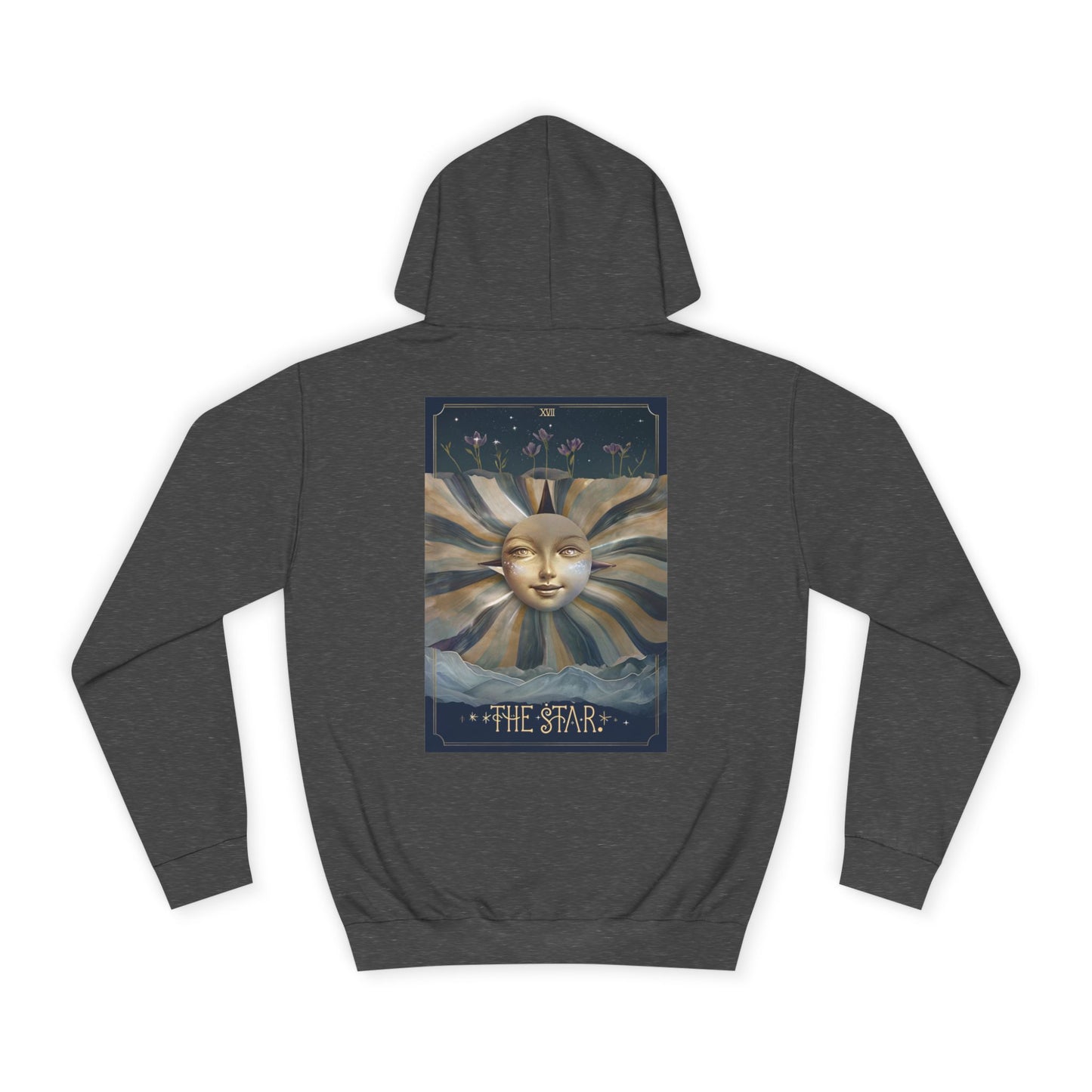 The Star Unisex College Hoodie - Celestial Artwork for Astrology Lovers