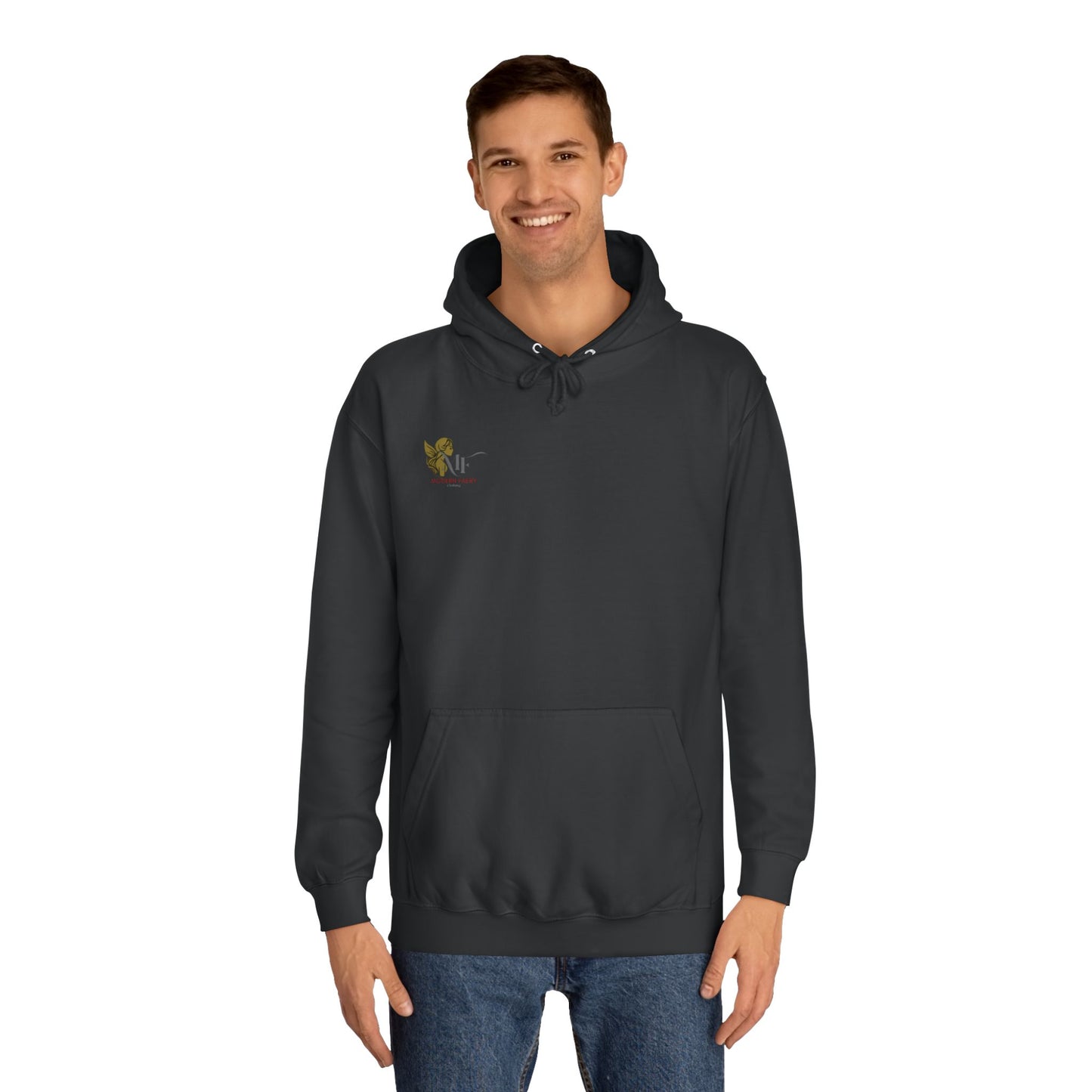Mystical Mushroom Unisex College Hoodie - Cozy and Whimsical Design