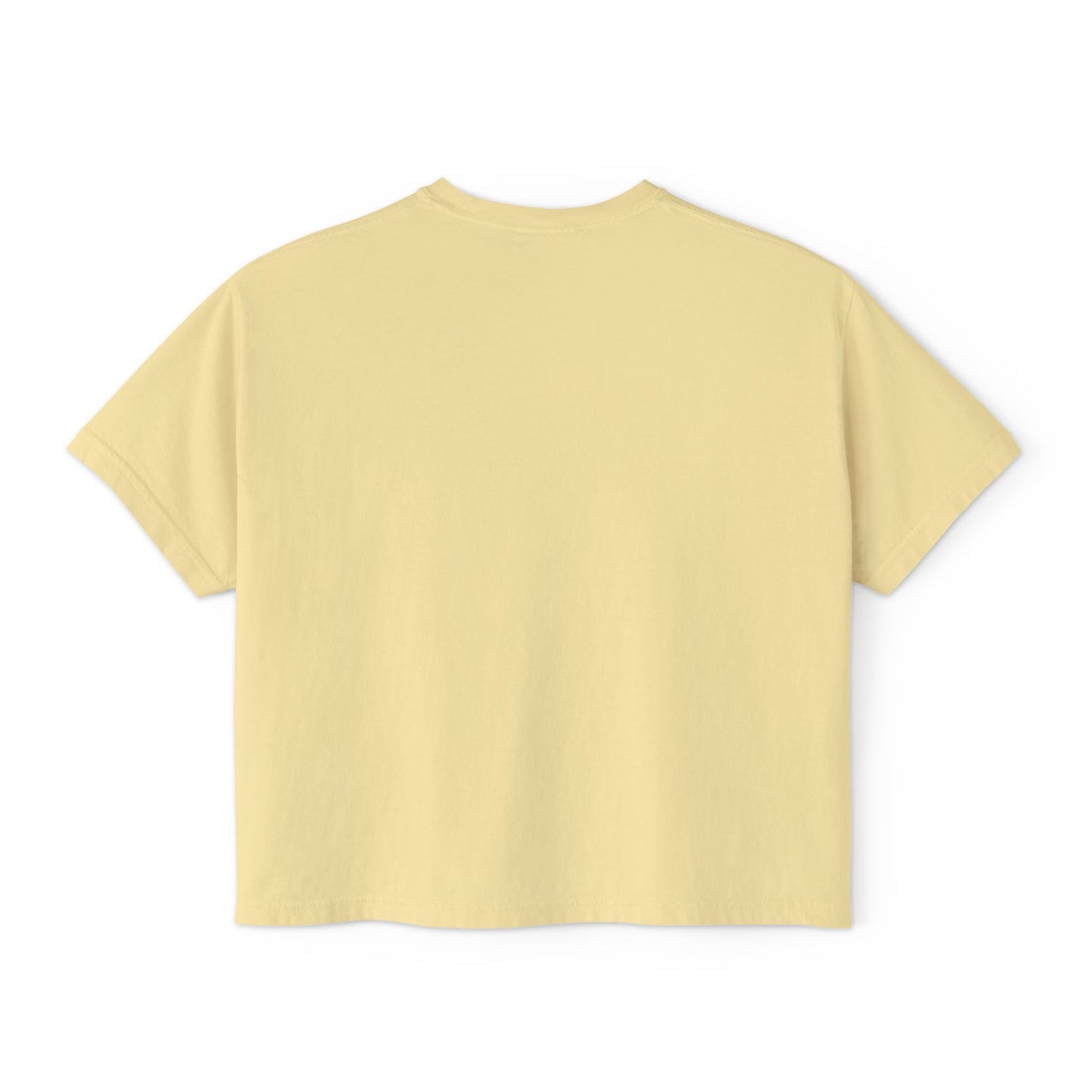The Bee Tarot Design Women's Boxy Tee, Cute Summer Top, Nature Lover Gift, Eco-Friendly Fashion, Casual Everyday Wear, Bee and Sunflower Shirt
