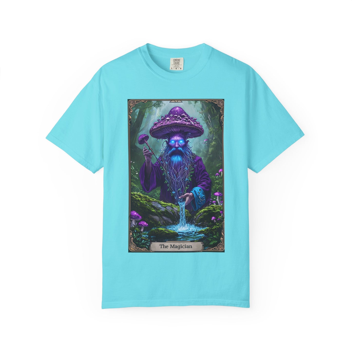 Mystical Sorcerer Tee, Magic Themed Shirt, Unisex Graphic T-Shirt, Gift for Wizards, Halloween Costume Top, Fantasy Apparel