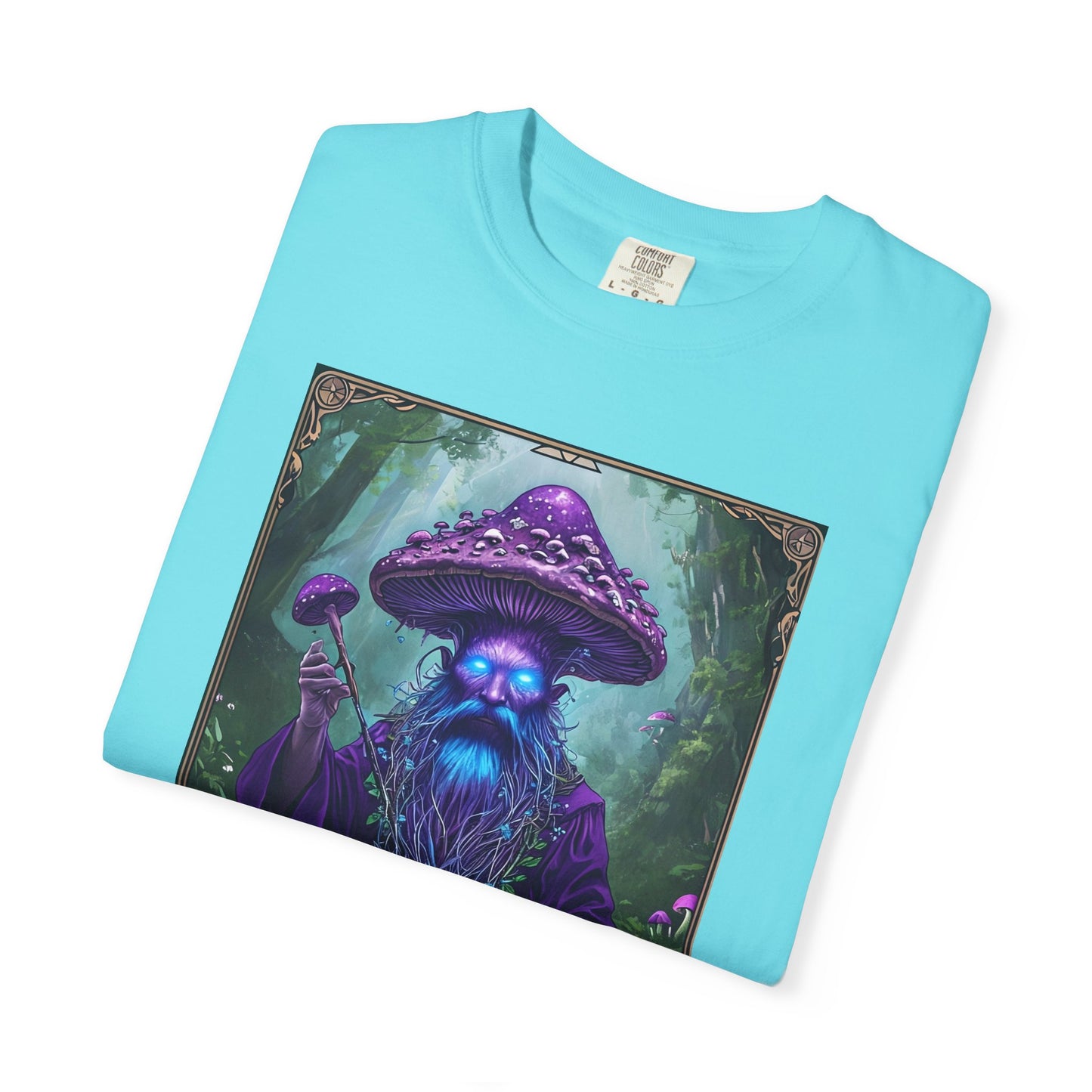 Mystical Sorcerer Tee, Magic Themed Shirt, Unisex Graphic T-Shirt, Gift for Wizards, Halloween Costume Top, Fantasy Apparel