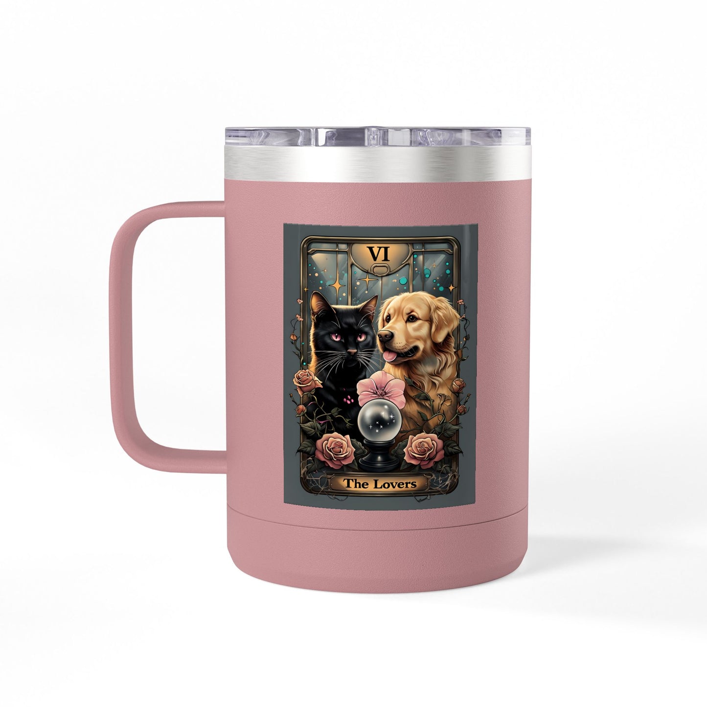 Charming Pet Lovers Coffee Mug Tumbler | Gift for Dog and Cat Owners | Fun Beverage Container | Pet Owners' Collection, Animal Lovers [...]