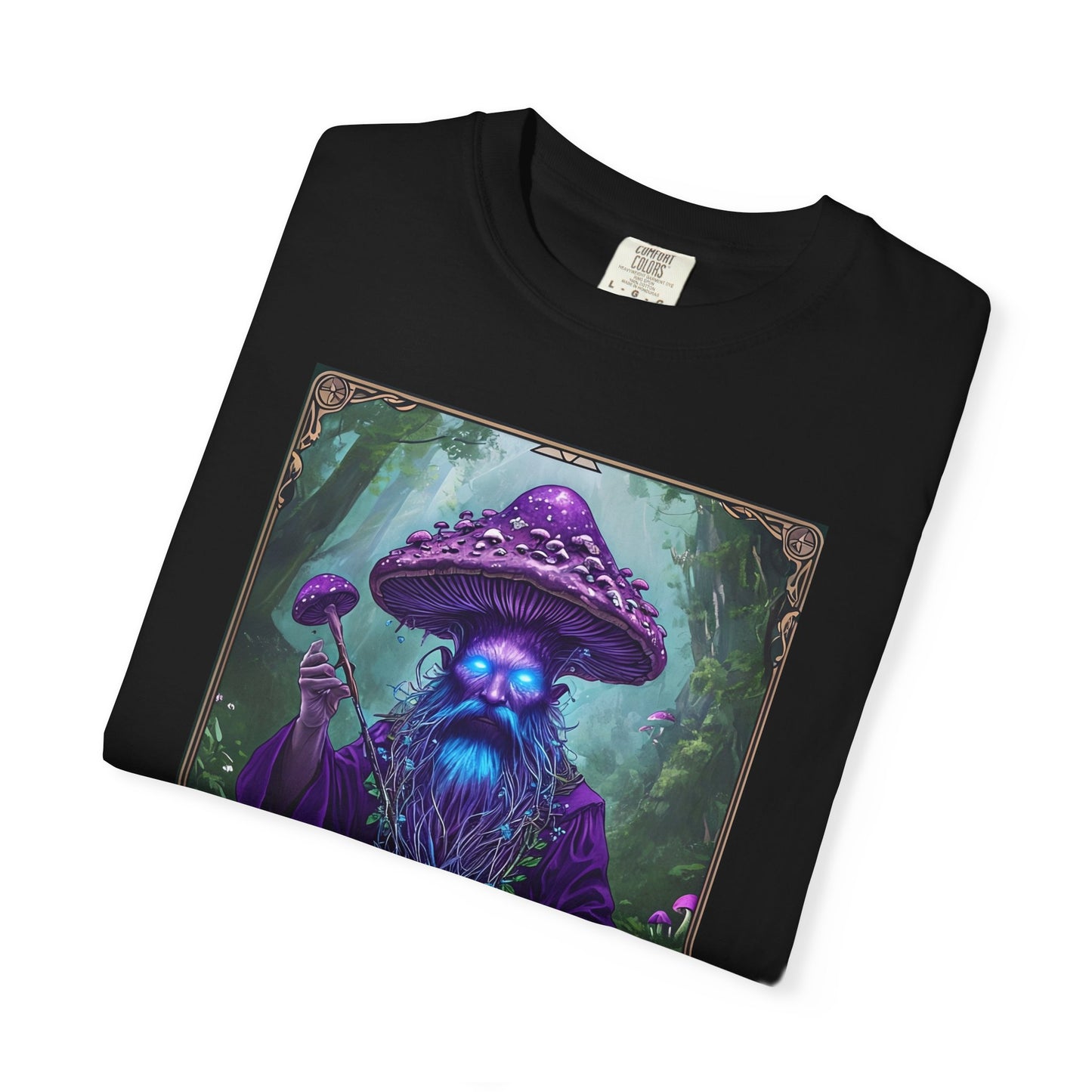 Mystical Sorcerer Tee, Magic Themed Shirt, Unisex Graphic T-Shirt, Gift for Wizards, Halloween Costume Top, Fantasy Apparel