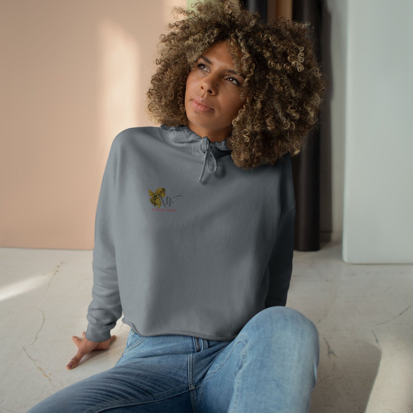 Coven Support Your Local Crop Hoodie - Witchy Aesthetic for Casual Wear