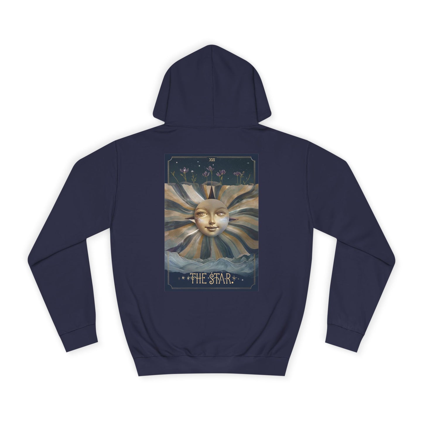 The Star Unisex College Hoodie - Celestial Artwork for Astrology Lovers