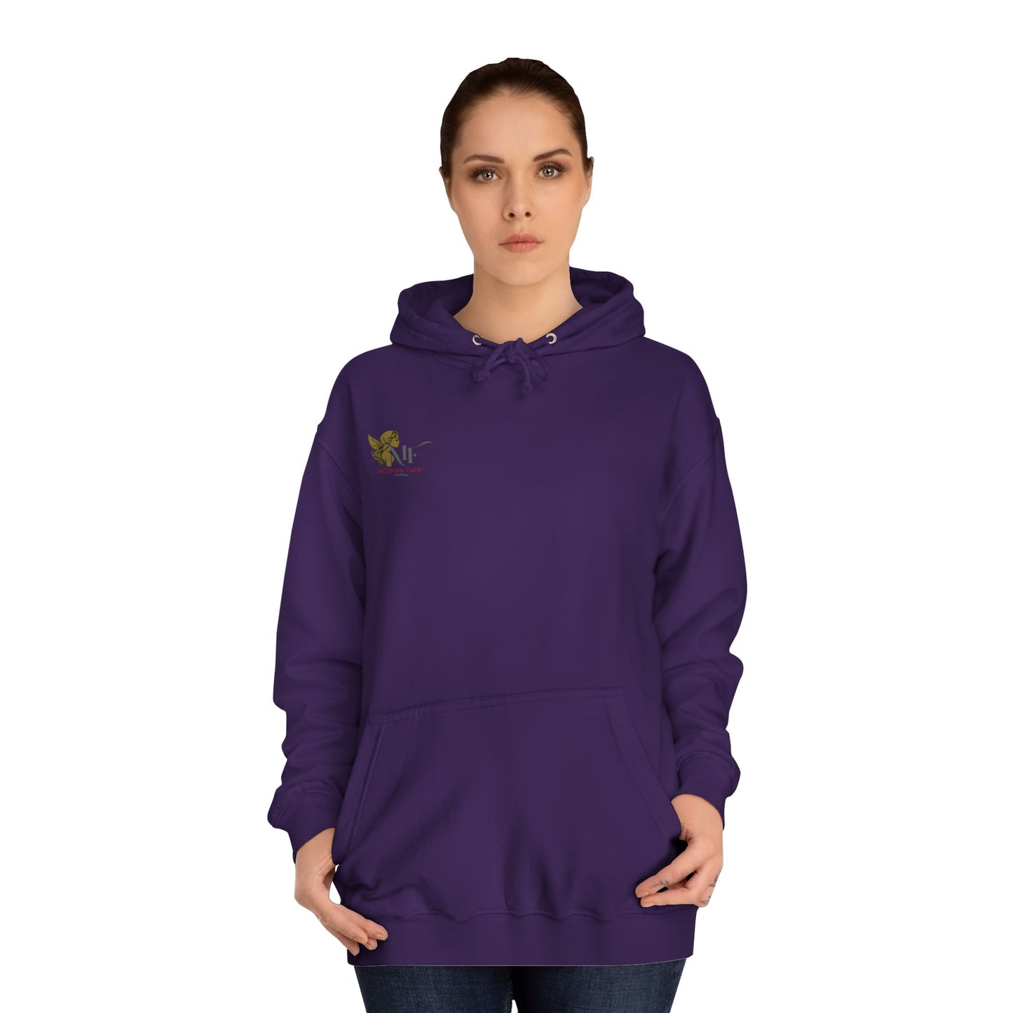 Mystical Mushroom Unisex College Hoodie - Cozy and Whimsical Design