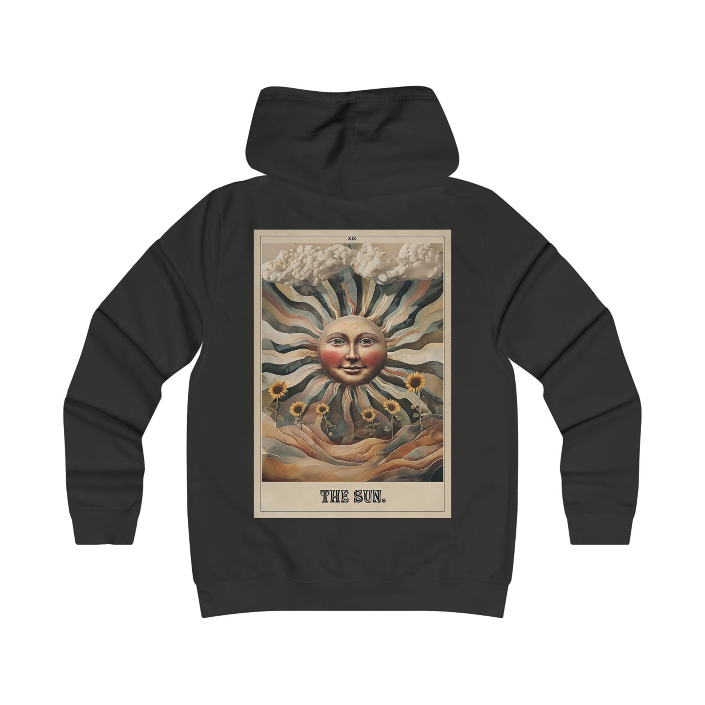 Sunshine Vibes Girlie College Hoodie – Cozy Apparel for Bright Days