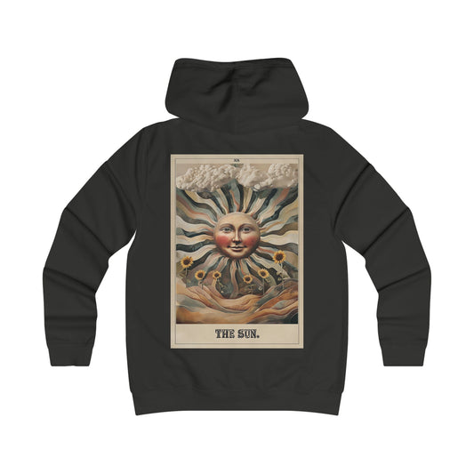 Sunshine Vibes Girlie College Hoodie – Cozy Apparel for Bright Days