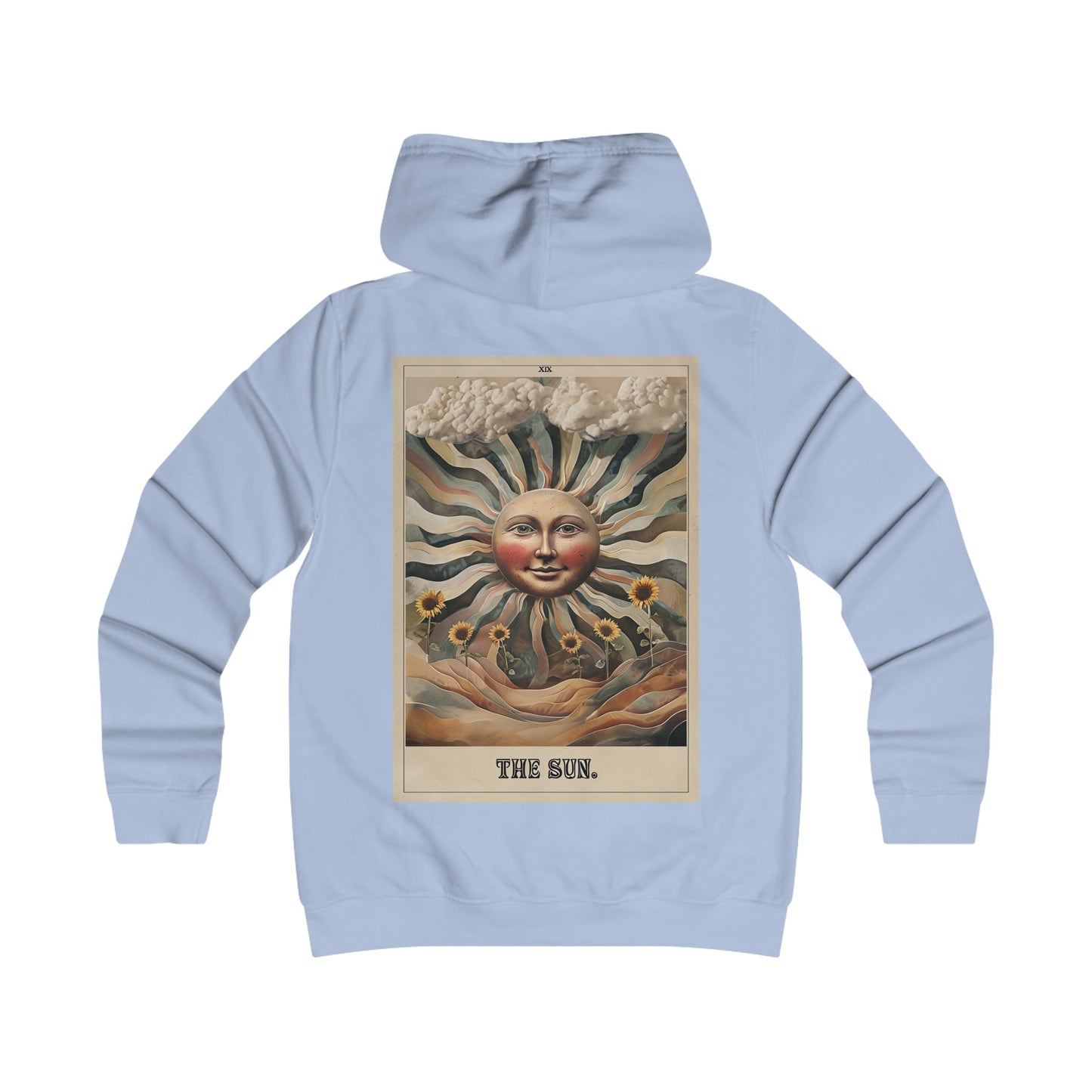 Sunshine Vibes Girlie College Hoodie – Cozy Apparel for Bright Days