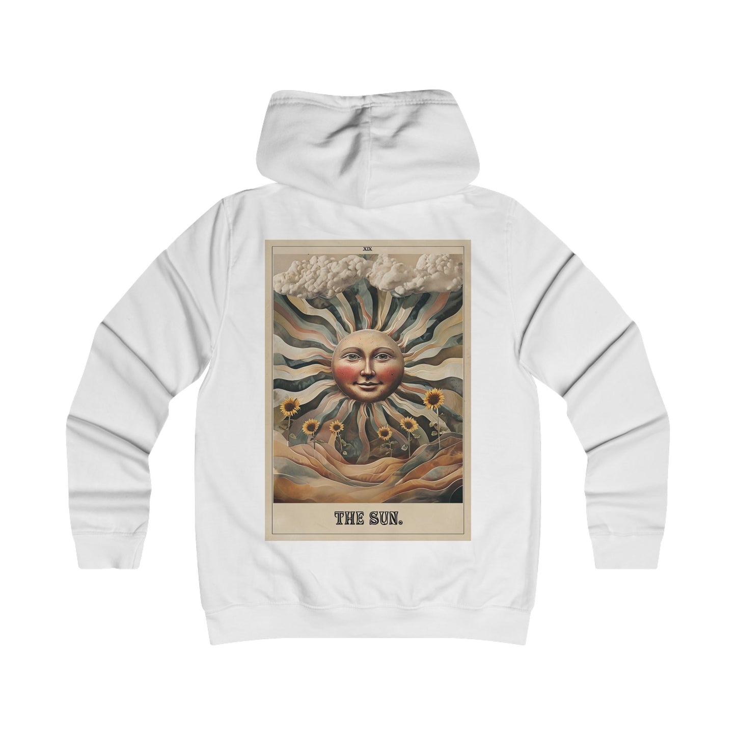Sunshine Vibes Girlie College Hoodie – Cozy Apparel for Bright Days