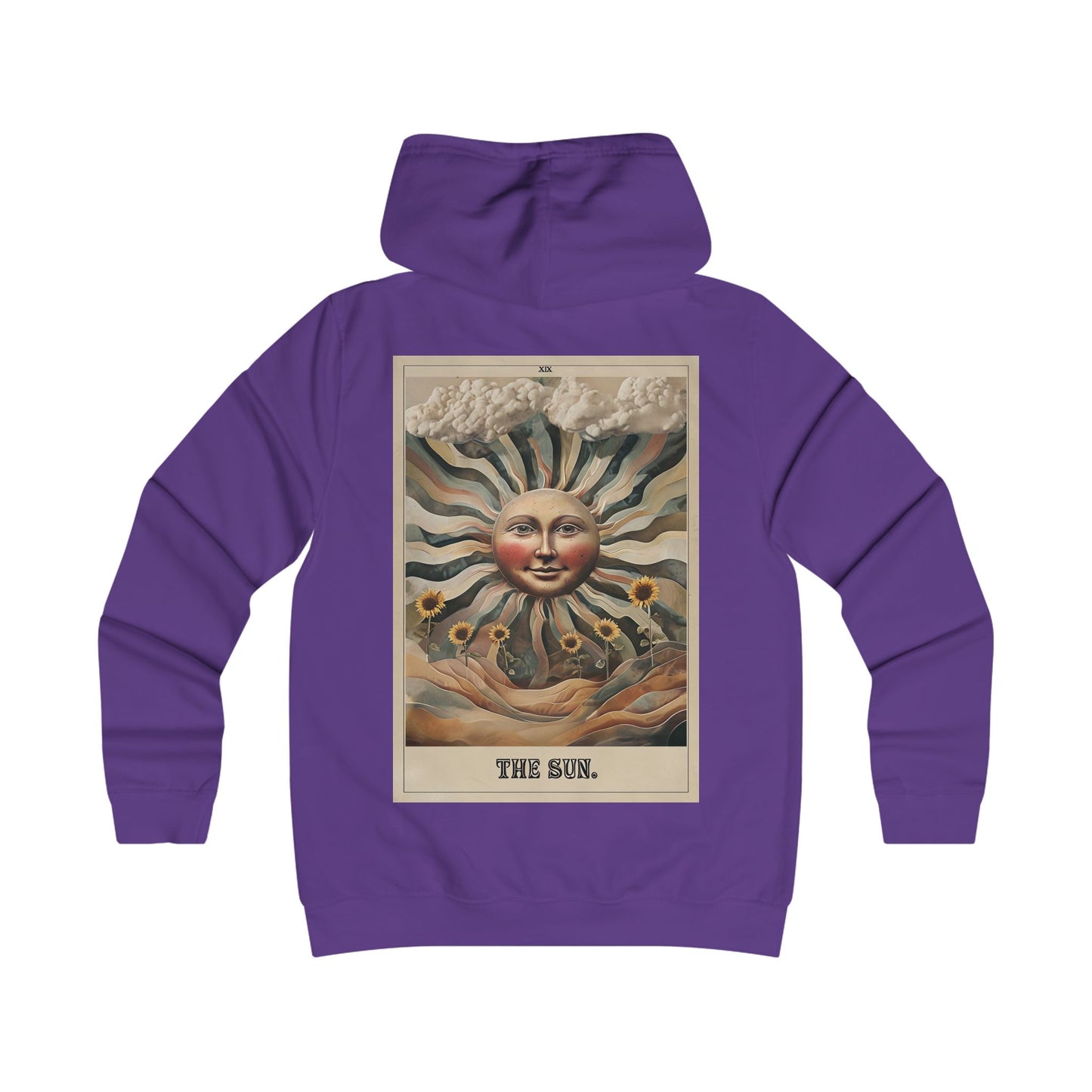 Sunshine Vibes Girlie College Hoodie – Cozy Apparel for Bright Days
