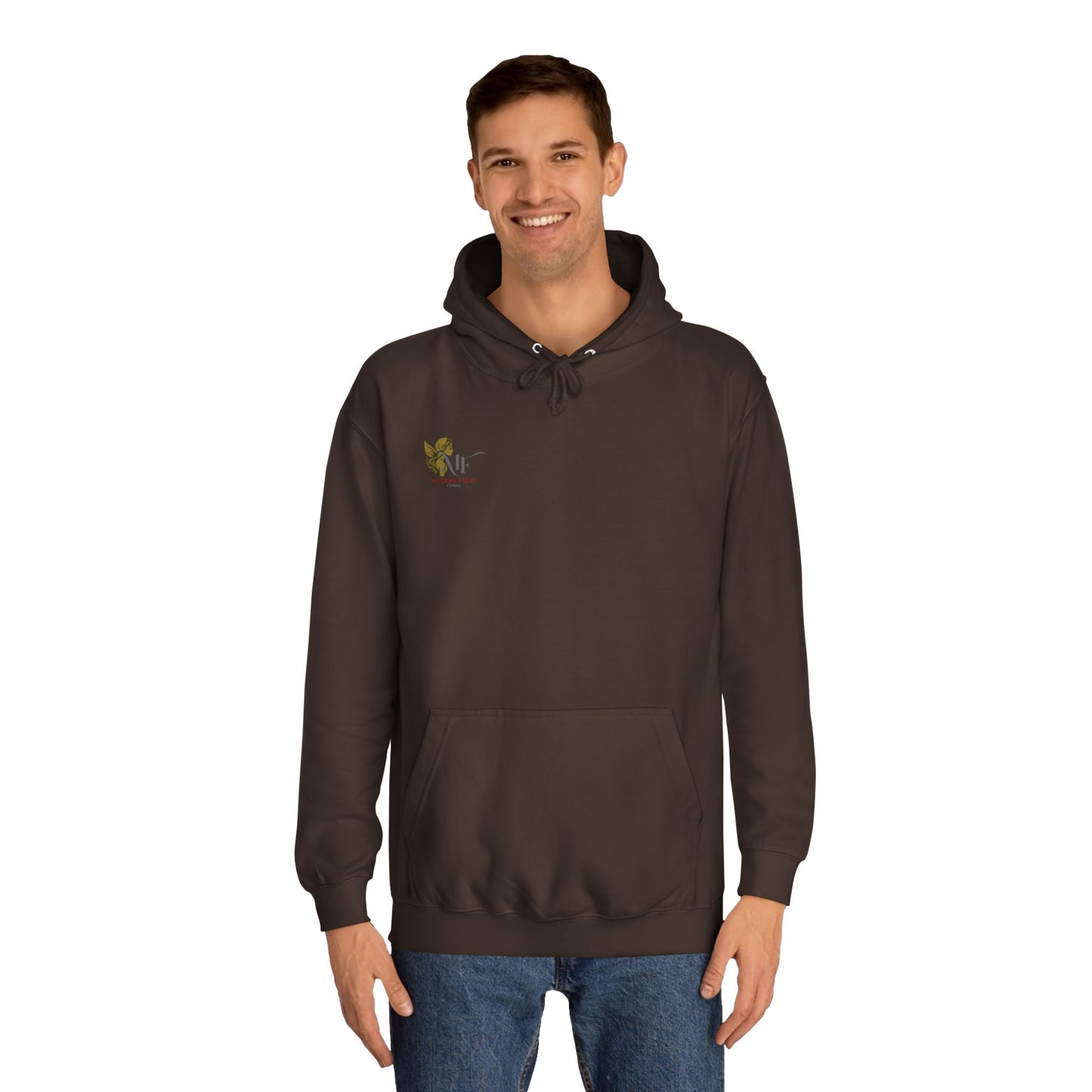 Mystical Mushroom Unisex College Hoodie - Cozy and Whimsical Design